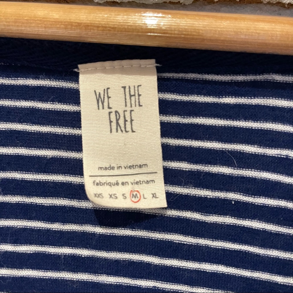 We the Free Hong Kong Henley blue white stripe - Picture 6 of 7